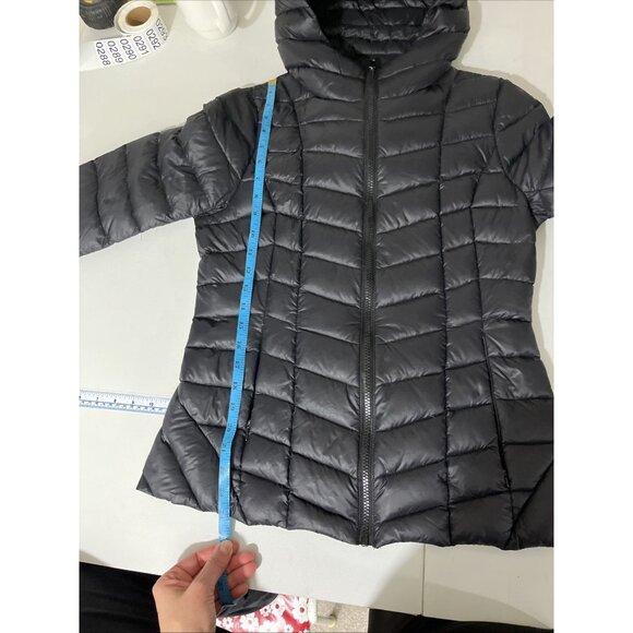 Soia & Kyo Black Down Puffer Jacket Women's Size M - Picture 11 of 12